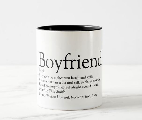 Personalized Boyfriend Mug