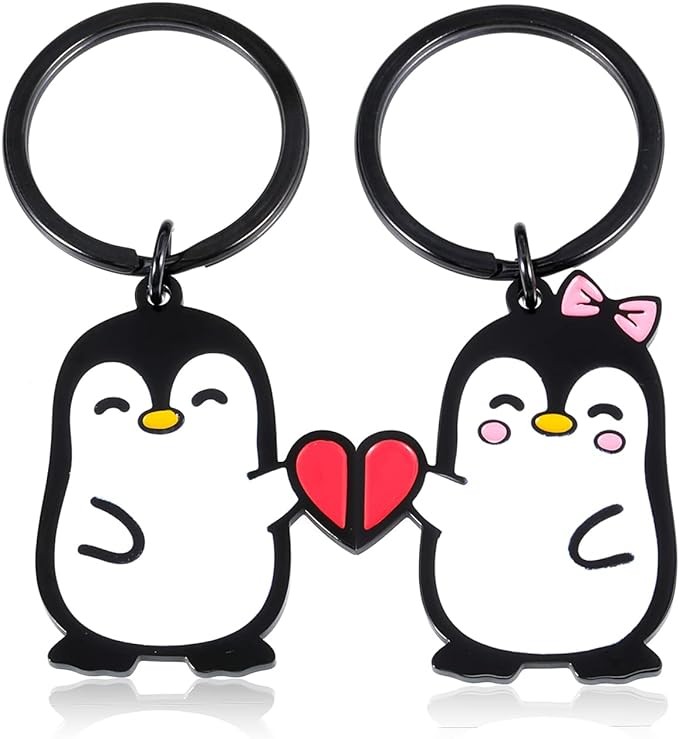Penguin Lovers Keychains