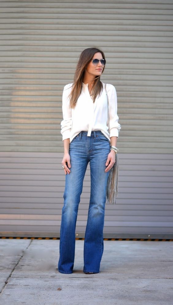Bootcut Jeans with Tops