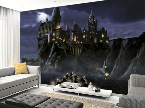 Hogwarts Castle Mural in Harry Potter
