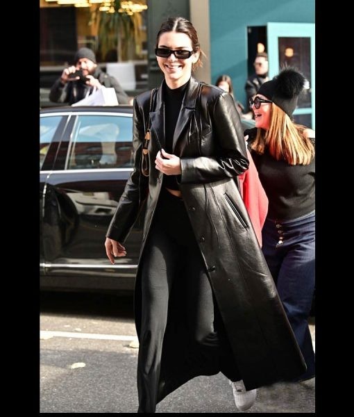 Kendall Jenner wearing coat