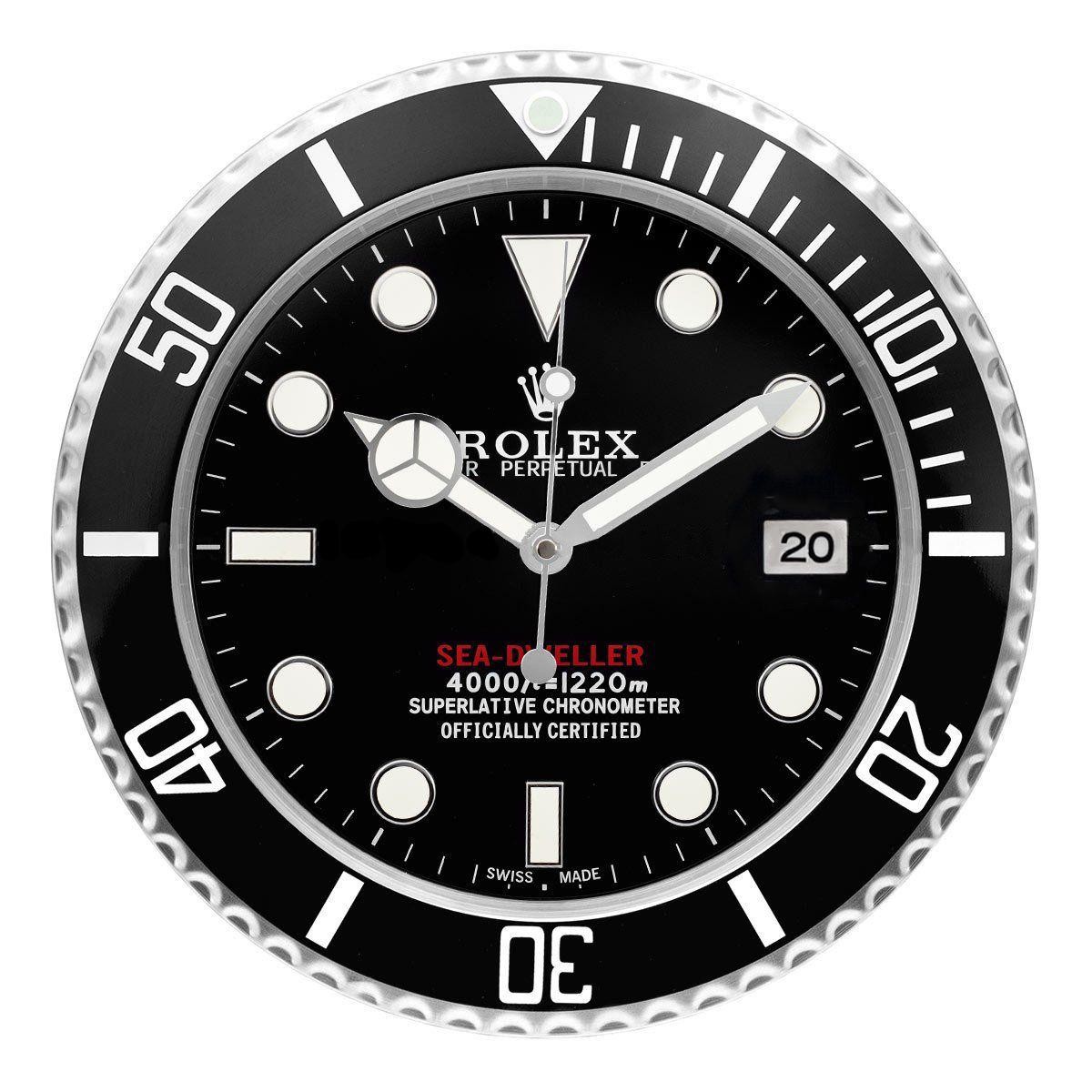 Rolex wall clock inspired sea dweller